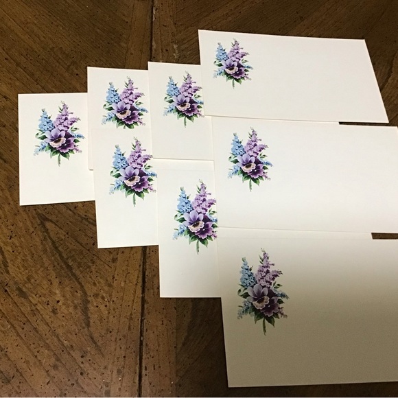 POST A NOTE 4 flower design post cards … boxed … vintage … about 30 post cards - Picture 9 of 16